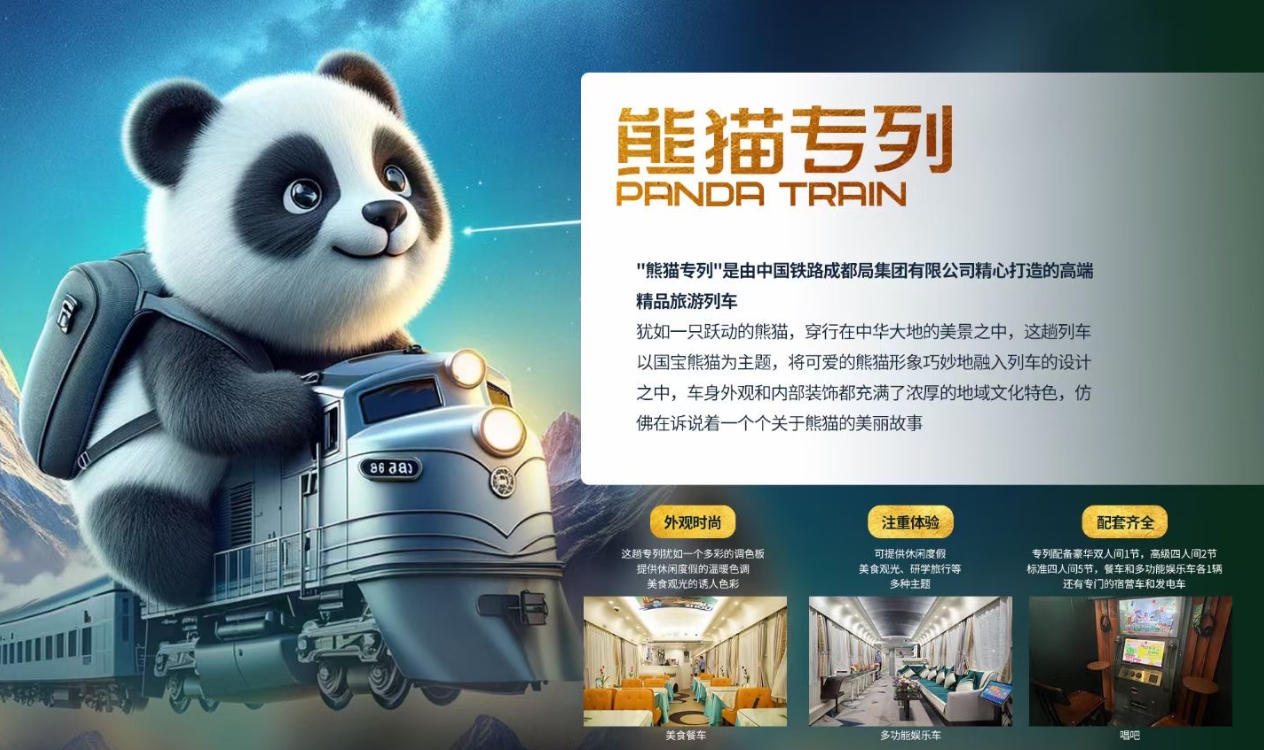 熊貓專列示意圖